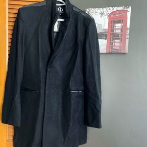 Black Wool Dress Coat Haight & Ashbury